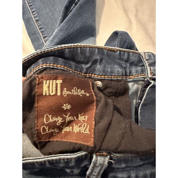 Kut From The Kloth Woman’s Jeans Ankle Dark Wash Size 10 - Picture 9 of 10